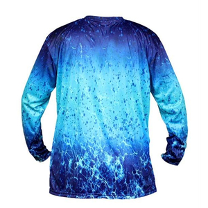 เสื้อกันแดดแบบยูนิเซ็กซ์ เสื้อโปโลสำหรับตกปลา แห้งเร็ว แขนสั้น กันน้ำ UPF 50 ผ้ายืดสแปนเด็กซ์/โพลีเอสเตอร์ เสื้อพูลโอเวอร์ประสิทธิภาพสูง - Product Image 6