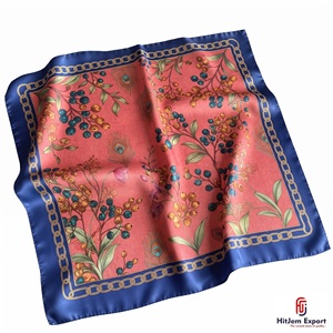Écharpe bandana imprimée haut de gamme en tissu léger, service d'étiquetage blanc, fabricant de textiles de mode OEM ODM, personnalisation Bali - Product Image 1