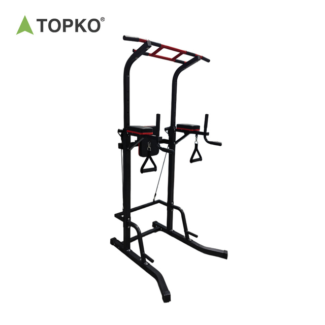 TOPKO High Quality Professional Multi Functional Home Gym Power Tower Full Body Conditioning Pull up bar Workout Station