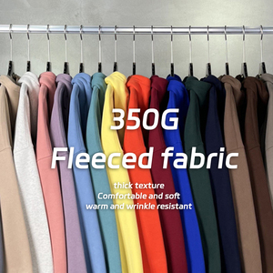 เสื้อฮู้ดโอเวอร์ไซส์ผู้ชาย สีพื้น ผ้าฝ้ายทอ แขนยาว มีกระเป๋า ซิปยาวเต็มตัว สไตล์สตรีทแวร์ สำหรับฤดูหนาว - Product Image 6
