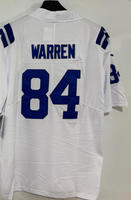 Ventes en gros de maillots de football américain de haute qualité et bon marché, broderie, Indianapolis 17 Daniel Jones, short de match d'équipe, 100% polyester