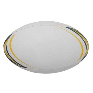 Ballon de rugby américain en cuir PU et caoutchouc avec logo personnalisé, chambre à air en latex, 3 couches, taille 9, vente en gros - Product Image 2