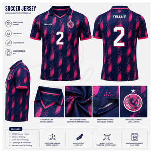 Uniforme de Fútbol Personalizado al por Mayor, de Secado Rápido, Económico, Amarillo y Negro, Conjunto Completo, Diseño Único - Product Image 6