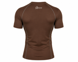 Haut de compression pour homme de haute qualité à séchage rapide, vêtement de sport léger pour la course à pied et l'entraînement en salle de sport, prix de gros - Product Image 2