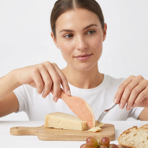 Resin Cheese <b>Knife</b> Set with Fork Dishwasher Safe & Eco-Friendly for Serving Cheese and <b>Bread</b> on Board - Product Image 1
