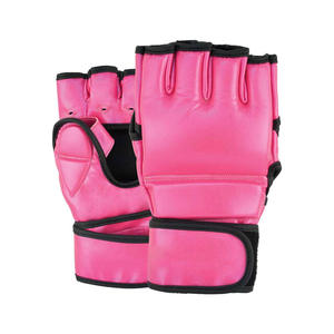 Gants de MMA en cuir à lacets pour grappling, arts martiaux, entraînement au sac de frappe, sparring, combat en cage, anti-humidité - Product Image 3
