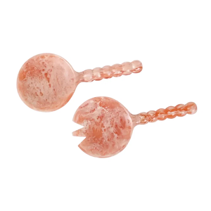 Ensemble d'ustensiles à salade en résine perlée faits à la main, écologiques, FAIZA CRAFT, élégants, durables, compatibles lave-vaisselle et micro-ondes - Product Image 3