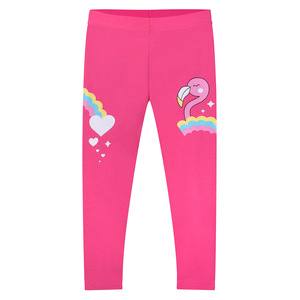 Pantalones OEM 2026 personalizados con estampado lindo, elásticos, de rayas dulces, de seda de leche, estampados hasta el tobillo - Product Image 2