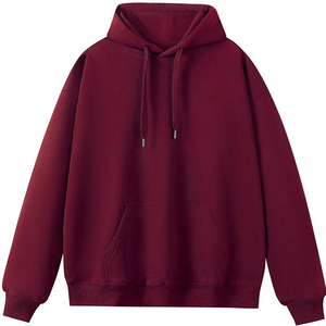 Unisex Men's <b>Oversized</b> Pullover <b>Hoodie</b> Long Knitted Polyester/Cotton Blend Front Logo Embroidery Hoodies & Sweatshirts - Product Image 3