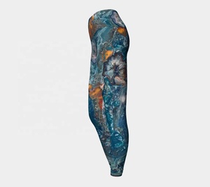 Leggings Deportivos para Mujer 2026, Cintura Media, Spandex/Poliéster, Elásticos en 4 Direcciones, Estampado a Todo Color, Pantalones de Yoga con Bolsillos, Secado Rápido - Product Image 3