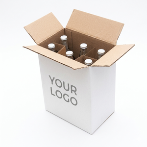 Wholesale Custom Eco-Friendly Recyclable 6-Pack Beverage Packaging Boxes with Four-Color Printing for Beer Soda Tea & Juice - Product Image 5