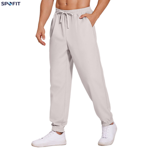 Pantalon de sport léger à taille basse pour homme, coupe droite, 100% polyester, fitness, séchage rapide, entraînement, pantalon de sport - Product Image 5