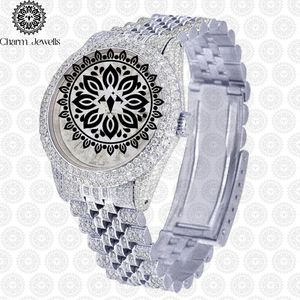 Reloj de Lujo para Hombre Charm Jewells, Acero Inoxidable, Esfera de 40 mm, Cristal, Movimiento Mecánico Analógico, Resistencia al Agua de 10 Bares, Fecha Automática - Product Image 1