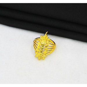Women's High European American Style Gold-Plated Finger Ring Wholesale Gold-Plated Alloy Jewelry for <b>Wedding</b> Wholesale Jewelry - Product Image 2