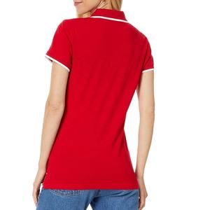 Purecomfort เสื้อโปโลแขนสั้นสำหรับผู้หญิง, เสื้อคลุมผ้าฝ้ายระบายอากาศเข้ารูปแห้งเร็ว - Product Image 2