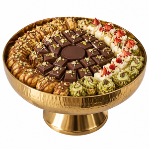 <b>Assorted</b> <b>Chocolate</b> Gift Bowl With Gold Fluted Bowls Premium Marble Serving Platter For Wedding Corporate Gifting And Holiday - Product Image 6