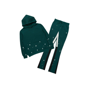 Conjunto Deportivo Personalizado para Hombre con Sudadera y Pantalones Anchos de Alta Calidad, Traje de 2 Piezas con Logotipo - Product Image 5