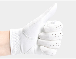 Gants de golf décontractés respirants à prix d'usine en gros, design personnalisé en cuir de mouton Cabretta pour unisexe - Product Image 6