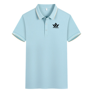 <b>Men's</b> <b>Black</b> Knitted <b>Polo</b> Shirt Short Sleeve Solid Color Collared Regular Fit Breathable Casual Golf Sports Summer Wear - Product Image 2