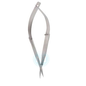 Ciseaux corneoscléraux à prix de gros, pour gaucher, lames moyennes, en acier inoxydable - Product Image 5