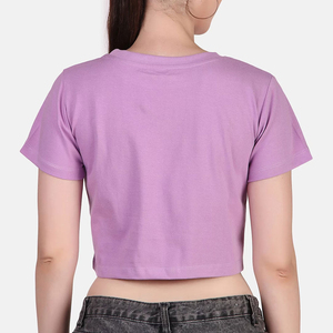เสื้อครอปท็อปผู้หญิงน้ำหนักเบา เนื้อผ้าดีที่สุด ขายดี กำลังเป็นที่นิยม มีจำหน่ายในราคาขายส่ง เสื้อครอปท็อปผู้หญิง - Product Image 3