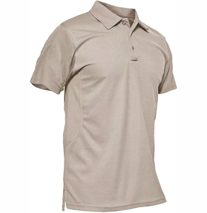 Chemises polo personnalisées en gros, coton 200-220 GSM, chemise polo pour homme, prix usine OEM - Product Image 3