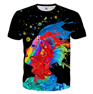 T-shirts pour hommes personnalisés avec sublimation, style anniversaire, 100% coton, haute qualité, prix bas pour la vente en ligne - Product Image 3