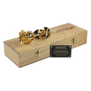 Wedding Design Silver Plated Real Rose Modern Style With Luxury Wood <b>Boxes</b> Packing Design Best for Valentine <b>Gift</b> Natural Rose - Product Image 4