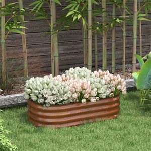Vasi e Fioriere in Metallo, Elegante Decorazione per Giardino - Product Image 1