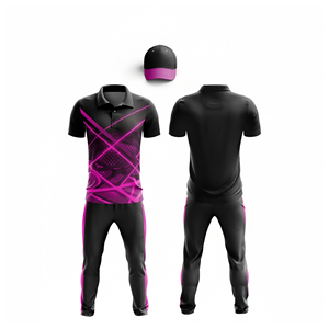 Premium Sublimated Cricket Team Jersey Set | <b>Men</b> Women Youth Cricket Wears Polo Shirt and <b>Trouser</b> Full Team Outfit custom - Product Image 6