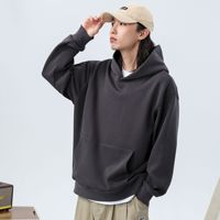 Hoodie Custom Heavyweight Oversized 100% Katun Fleece Tahan Air Model Drop Shoulder Regular Fit Sweatshirt Berkerudung Streetwear Kasual
