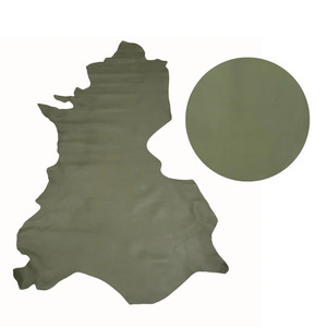 Tree Green Chrome Tanned Cow <b>Leather</b> Hide Tailored With Expert Craftsmanship For Handbags Wallets And Watch Bands With Long Life - Product Image 1