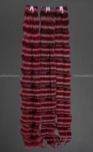 Cheveux Remy vietnamiens super double trame, cuticules alignées, trame machine, prix de gros, fournisseur du Vietnam - Product Image 4