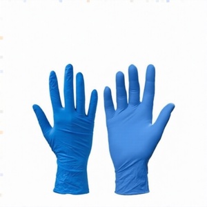 Ansell 92-465 Disposable Blue Nitrile Gloves offers Chemical and Mechanical Protection against Industrial Risks, Easy Use - Product Image 2