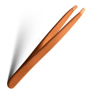 Pinzas Profesionales Personalizadas de Acero Inoxidable para Cejas, Punta Inclinada, Duraderas y Reutilizables - Product Image 6