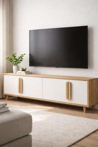 Poignées de meuble minimalistes faites à la main en bois et laiton, forme personnalisée, quincaillerie durable, finition bois naturel, design moderne - Product Image 6