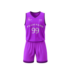 Uniforme de Baloncesto Sublimado para Equipo, Camisetas Reversibles Económicas, Combinación de Colores Personalizada, Bordado Personalizado, Talla Infantil - Product Image 1