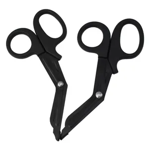 Tijeras Tácticas para Trauma de Acero Inoxidable Premium, Tijeras Médicas Lister para Vendajes, Fuente de Alimentación Manual para Primeros Auxilios - Product Image 3