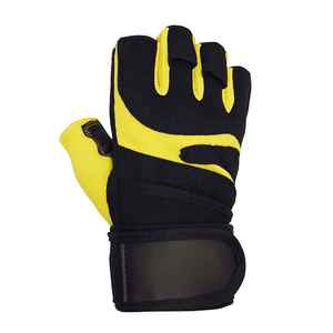 Hot <b>Sale</b> White Leather Gym Gloves <b>for</b> Workout and <b>Weight</b> Lifting Fitness Support Strap Wholesale Sports Gloves - Product Image 2