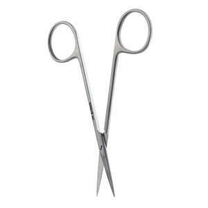 Tijeras Iris de 4 1/2 Pulgadas, Rectas, Manuales, Extra Delicadas, Instrumento Quirúrgico Oftálmico de Acero Inoxidable para Disección de Tejidos Finos - Product Image 5