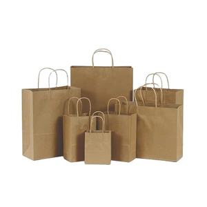 Sac de courses réutilisable en carton ondulé avec poignée torsadée pour emballage de boissons et jus, impression personnalisée OEM ODM, recyclé - Product Image 5