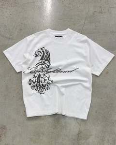 Proveedor Principal de Camisetas Personalizadas para Hombre, Nuevo Diseño, Moda Casual, Camiseta de Algodón Estampada, Blanca, de Manga Corta, para Verano - Product Image 1