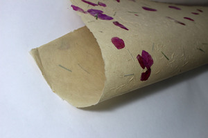 Papier recyclé ivoire 80 g/m² 100 % fibre Lokta non couché à surface ondulée irrégulière pour cadre photo compatible sérigraphie - Product Image 4