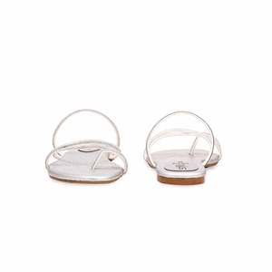 Sandales à talons argentées Fancy Chappal FN0774 - Product Image 2