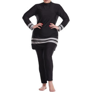Women's Islamic Modest Burkini <b>Swimwear</b> with Long Sleeve Breathable Leggings-Performance <b>Modesty</b> Beach Holiday Costume - Product Image 4