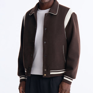 Chaqueta Bomber Unisex Personalizada de Algodón de Calidad, Estilo Vintage, Oversize, Casual, de Invierno, con Cremallera y Resistente al Viento - Product Image 1