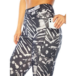 Leggings Modernos para Mujer, Estampado de Leopardo, Alta Calidad, Logotipo Personalizado, Pantalones de Yoga Ajustados, Elásticos en Cuatro Direcciones, Transpirables, OEM - Product Image 4