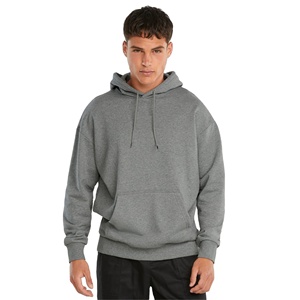 Sweat à capuche surdimensionné pour homme, 100% coton velours, délavé, avec logo imprimé numérique et en relief, style vintage, hiver - Product Image 4