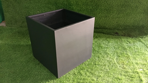 Maceta Cuadrada Moderna de FRP de Alta Calidad, Color Gris, Ligera, para Interior y Exterior, Duradera, de Fibra de Vidrio, Precio Razonable - Product Image 3