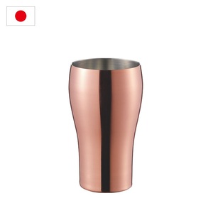 Vaso HANA Tumbler Copper Mirror, 200ml, 300ml, 400ml, Vaso resistente y duradero hecho en Tsubame-Sanjo, productos japoneses al por mayor. - Product Image 1